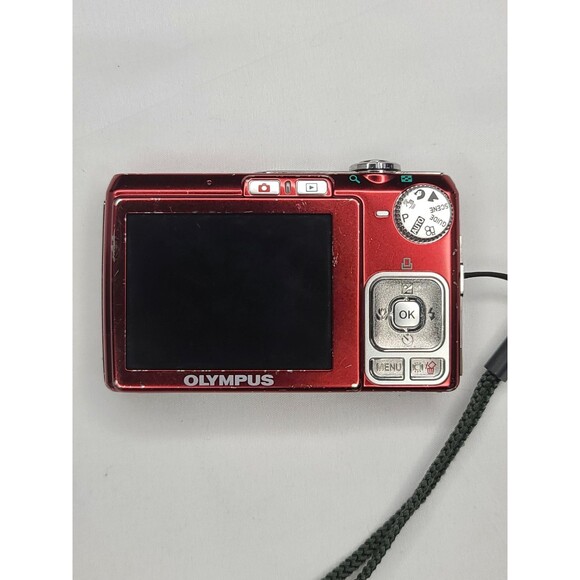 Olympus FE-280 8.0MP Red Digital Camera With Case - Picture 2 of 9